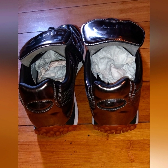FENTY PUMA Metallic Sneakers.Sz 10 - Picture 5 of 6
